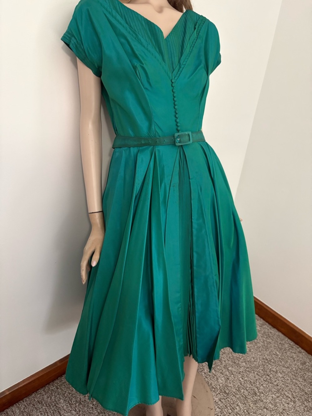 Vintage 1950s Vixen Bombshell dress Dance Original Fred Perlburg - Picture 9 of 16